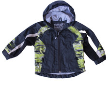 Rothschild Giacca Sci Snowboard Cappotto Bambino 3T Cappuccio Extreme Riders Nero Verde