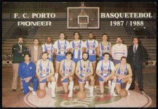 CALENDARIO TASCABILE PORTOGALLO 1988 - BASKETBALL - F.C. PORTO PIONEER 1987/88