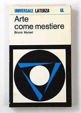 Bruno Munari Arte Come mestiere Designers e Stilisti Visual Design Graphic 1989