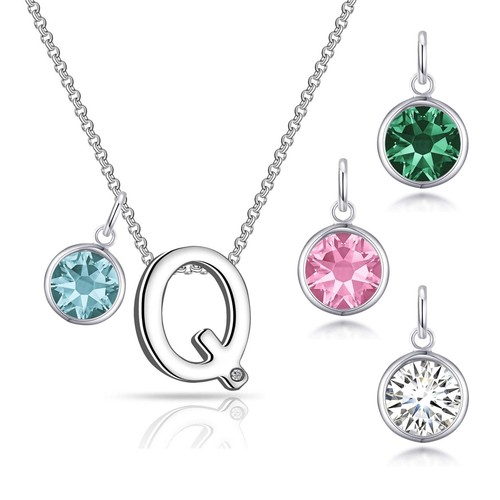 Collana iniziale con charm - collana,