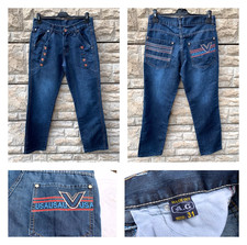 Jeans donna A.G blu gamba