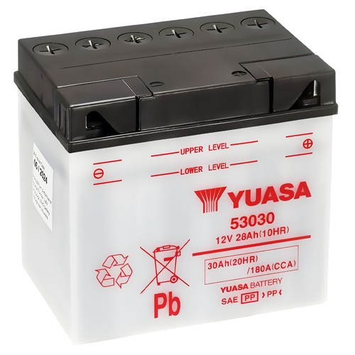 Batteria yuasa 53030 180cca - batteria,