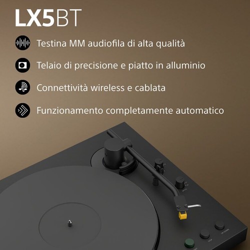 Sony lx5bt giradischi con - sony, ps-lx5bt