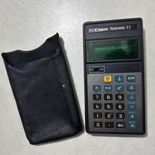 1975 canon palmtronic 2 - canon, f-2