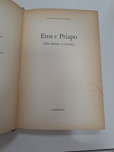 Gadda carlo emilio eros - gadda,