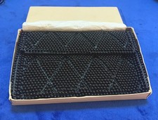 Borsellino Vintage RARO NERO CON PERLINE