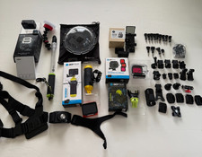 GOPRO GO PRO HERO 8 FOTOCAMERA ACTION CAM HD NERA ALCUNI ACCESSORI GO POLE