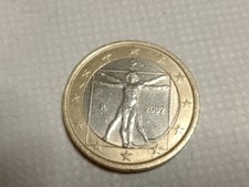 Moneta 1 Euro Italia 2002 uomo