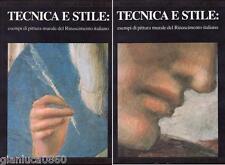 TECNICA E STILE (Pittura murale nel Rinascimento - 2 vol - 1986 - Silvana edit.)