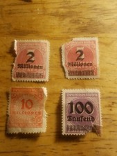 Postal stamps Deutfches Reich 
