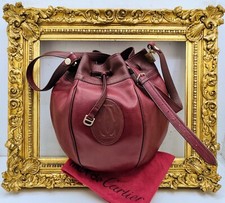 CARTIER SECCHIELLO BOMBATO Pelle Bordeaux
