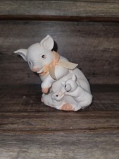 Vintage Mamma Pig With 2