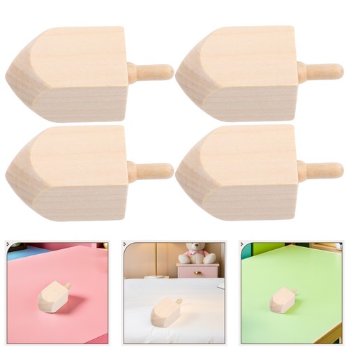 Pcs dreidel legno di - 4, in