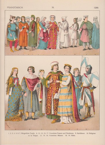 Francia mode costume - francia,