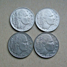 4 monete da 20 centesimi impero 1940 1941 1942 1943  Vittorio Emanuele III