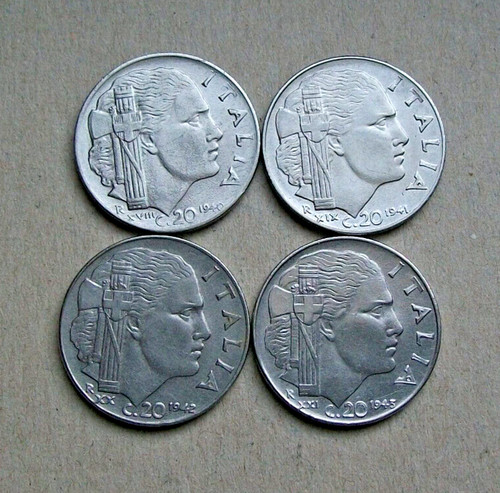 Monete 20 centesimi - monete, da