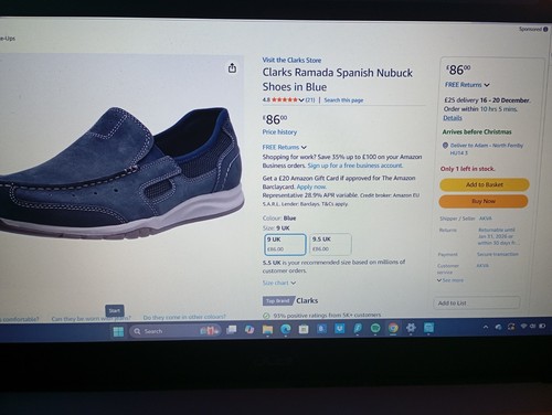 Scarpe clarks ramada nabuk - scarpe,