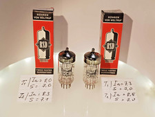 2x ECC85 RSD COPPIA TUBI