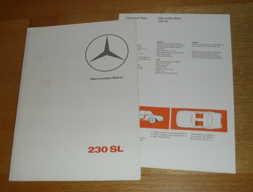 Brochure mercedes benz - mercedes, sl