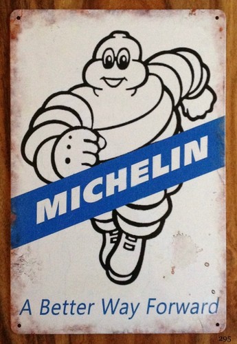 Targa parete michelin - da, uomo