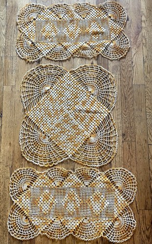 Tovaglia vintage uncinetto set