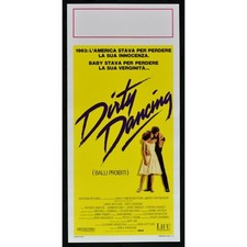 locandina DIRTY DANCING balli proibiti patrick swayze cult musicale cinema CAT10