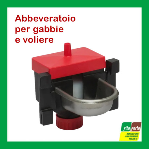 Abbeveratoio per gabbie - abbeveratoio,