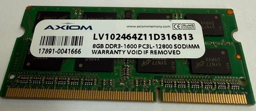 Axiom pc3l 12800s ddr3 - axiom,