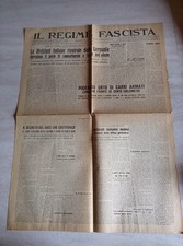 Giornale d'epoca Il Regime Fascista  n°184  3 Agosto 1944