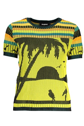 Desigual maglia donna giallo - desigual,