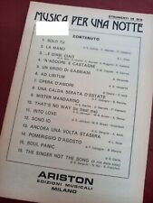 Bruno MARTINO ROSSI Genovese 16 Spartiti SAX TENORE CLAR. TROMBA Strumenti SIb