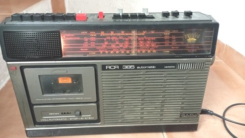 Boombox saba rcr 385 radio - boombox,
