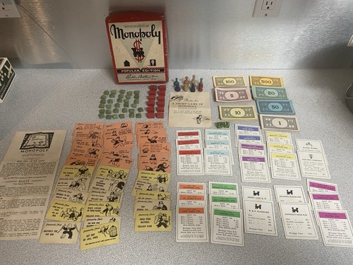 Scatola monopoli 1952 molto - monopoli,