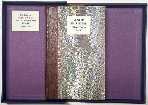 1828 aesop rhyme taylor fables - rhyme,