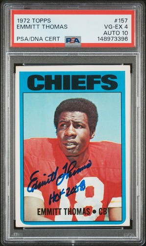 1972 topps emmitt thomas - topps,