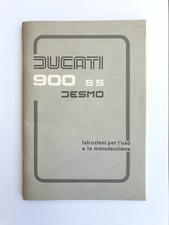 DUCATI 900 SS DESMO  - Manuale uso e manutenzione - MOTO VINTAGE