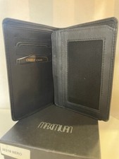 PORTAFOGLIO UOMO SOTTILE IN VERA PELLE PORTA TESSERE E PORTA BANCONOTE