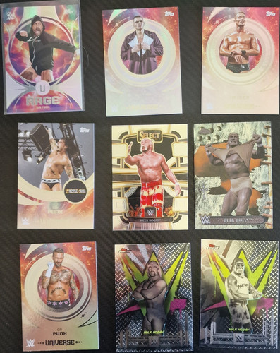 Lotto carte topps wwe - carte,