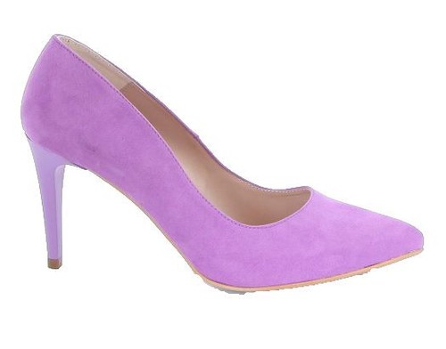 Alessia camoscio lilla scarpa - lilla,