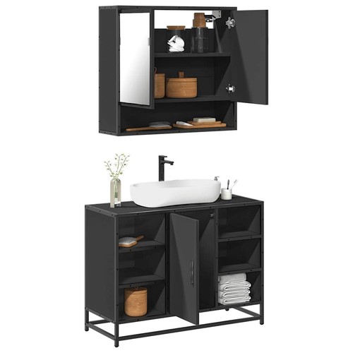 Set mobili bagno pz - mobili, nero