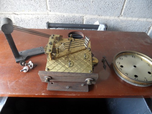 Antique german bracket clock - antique,