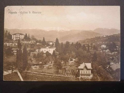 Cartolina pinerolo collina - cartolina,