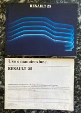 RENAULT 25 Uso e manutenzione 1985