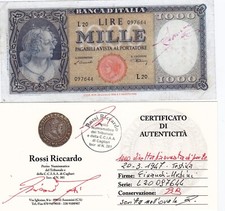 1000 LIRE ITALIA ORNATA DI