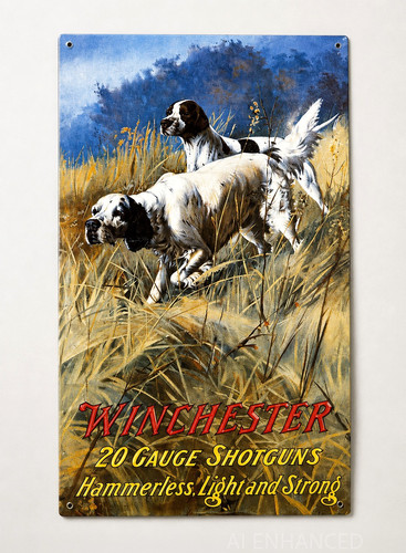 Insegna latta winchester - insegna,