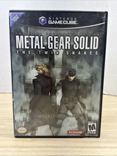 Metal Gear Solid Twin Snakes (Nintendo GameCube) disco danneggiato 1