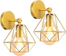 2 Pezzi Lampade Da Parete