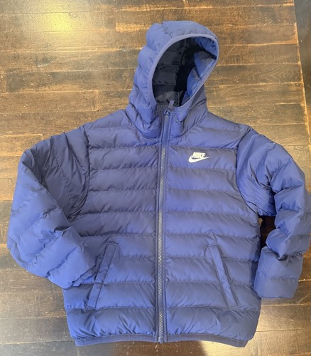 Nike big kids navy puffer - navy,