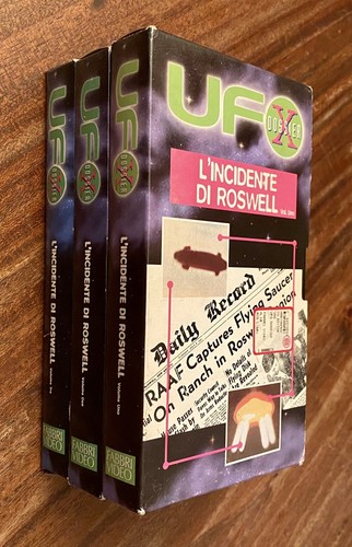 Vhs ufo dossier - vhs, x