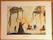 SALVADOR DALI - LES ROIS MAGES - LITOGRAFIA TIMBRO A SECCO